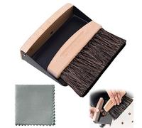 Juego de escoba de mesa y recogedor, mini cepillo de mano y recogedor, cepillos de madera