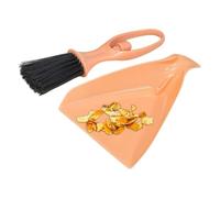 Juego de escoba pequeña y recogedor, kit de escoba portátil de mano - Juego de cepillo para polvo de oficina - para baño, dormitorio, sala de estar, tocador, hogar, cocina, oficina, aula, encimera