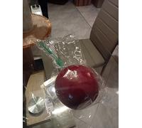 Juego de escobilla de inodoro de plástico con forma de cereza de color rojo cereza escobilla para escobilla y soporte de baño, cepillo de dientes de agua cereza herramienta para limpieza de inodoro