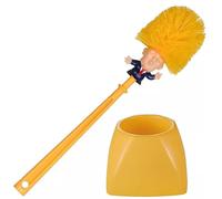 Juego de escobilla de inodoro Donald Trump para baño con soporte - Regalo gracioso