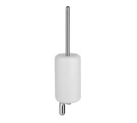 Juego de escobillas de inodoro Gessi Goccia para montaje en pared, contenedor en GRES blanco, 38019079, Color: Blanco CN