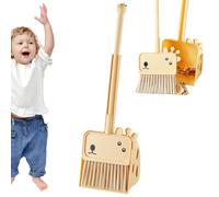 Juego de escobillas de juguetes, limpieza de productos de limpieza de juguete - Juego de limpieza de juguete, escoba, cacerola de polvo, cocina para niños y niñas juego de baile