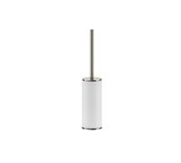 Juego de escobillas de pedestal Gessi Inciso, contenedor blanco mate, 58543149, Color: Óptica Finox