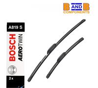 JUEGO DE ESCOBILLAS LIMPIAPARABRISAS BOSCH A819S AEROTWIN BMW SERIE 1 F40...