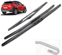 Juego de Escobillas Limpiaparabrisas Coche para Hyundai Kona 2017-2023, Cepillo Para Parabrisas Y Ventana Accesorios Ventanas
