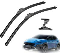 Juego de Escobillas Limpiaparabrisas Coche para Hyundai Kona Kauai 2017 2018 2019 2020 2021 26in+16in, Cepillo Para Parabrisas Y Ventana Accesorios Ventanas
