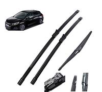 Juego de escobillas limpiaparabrisas delanteras y traseras compatible con Citroen C4 Hatchback 2010-2020 parabrisas ventana 30"+26"+12"