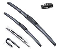 Juego de escobillas limpiaparabrisas delanteras y traseras compatible con Honda CR-V CRV 2 2001-2006, cepillos for ventana de parabrisas de 21"20"11"