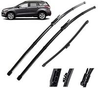 Juego de escobillas limpiaparabrisas delanteras y traseras de 28 "+ 28" + 11 "para parabrisas de coche limpiaparabrisas para Ford para Kuga MK2 2012-2018 limpiaparabrisas