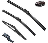 Juego de escobillas limpiaparabrisas delanteras y traseras,limpiaparabrisas adecuado para Nissan Juke F16 2019-2023