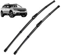 Juego de escobillas limpiaparabrisas delanteras y traseras para Audi A5 2008-2021 24+20 Parabrisas De Coche Escobillas Cepillo de Lluvia