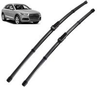 Juego de escobillas limpiaparabrisas delanteras y traseras para Audi Q5 FY 2017-2023 Parabrisas De Coche Escobillas Cepillo de Lluvia