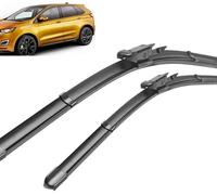 Juego de escobillas limpiaparabrisas delanteras y traseras para Ford Edge 2015-2018 28+28 Parabrisas De Coche Escobillas Cepillo de Lluvia