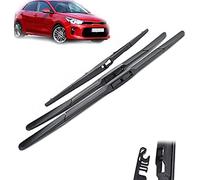 Juego de escobillas limpiaparabrisas Delanteras y traseras para Kia Rio 4 Hatchback 2017 2018 2019 2020 2021 2022 limpiaparabrisas 26 "+ 16" + 11 "limpiaparabrisas