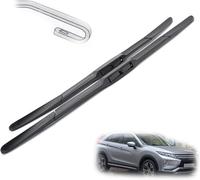 Juego de escobillas limpiaparabrisas delanteras y traseras para Mitsubishi Eclipse Cross 2017-2019 24in+ 20in Parabrisas De Coche Escobillas Cepillo de Lluvia