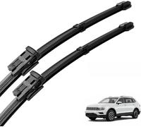 Juego de escobillas limpiaparabrisas delanteras y traseras para Tiguan 2 2017-2023 26+21 Parabrisas De Coche Escobillas Cepillo de Lluvia