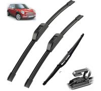 Juego de escobillas y Brazo de limpiaparabrisas Trasero para Mini Cooper SD Hatch R50 R53 2001-2004 19 Pulgadas + 18 Pulgadas + 12 Pulgadas, reemplazo del Conjunto de limpiaparabrisas.