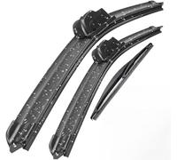 Juego de escobillas y Brazo de limpiaparabrisas Trasero para Mitsubishi Outlander 2 2007-2012 24 Pulgadas + 21 Pulgadas + 12 Pulgadas, reemplazo del Conjunto de limpiaparabrisas.