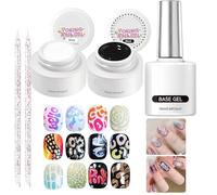 Juego de esmalte de gel para uñas - Base ligera para uñas | Base y base para - Para el exterior, el interior, la casa, el viaje de negocios, la escuela, la novia, la esposa, la hermana, la figura