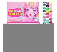 Juego De Esmalte Para Uñas - 60 Colores de Secado Rápido y Duradero para el Cuidado de las Manos - Esmalte En Gel Para Uñas - Para Casa Salón Manicura Spa Viaje Boda Fiesta Novia Vacaciones Festival