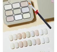 Juego De Esmaltes De UñAs De Colores Cremosos, Paleta De Esmalte De UñAs SóLido De Larga DuracióN,Para NiñAs/Amigos Diy En Ca (J#10, Paquete de 1)