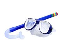 Juego de esnórquel con gafas de natación, máscara de buceo, silicona de PVC que protege los ojos y la nariz del cloro de sal marina, ideal para natación, esnórquel, colores brillantes para niños