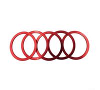 Juego de espaciador de casete de bicicleta de carretera y arandela de pedalier hechos de aleación de aluminio anodizado ultraligero con mecanizado CNC para un ajuste preciso del cubo (2,5 mm, rojo)