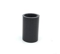 Juego de espaciadores de auriculares de carbono para bicicleta, fibra de carbono, ligero, multitamaño, 1 mm, 2 mm, 3 mm, 5 mm, 10 mm, 15 mm, 20 mm, acabado mate, 30 mm, 40 mm, 50 mm, negro, compatible