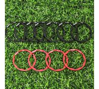 Juego de espaciadores de eje inferior con arandelas de buje ranuradas compatibles con sistemas de velocidad 8/9/10/11 de aleación de aluminio (rojo 1,5 mm)