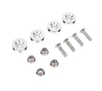 Juego de Espaciadores de Hebilla de Caja Trasera de Motocicleta de Liberación Rápida con Almohadilla de Goma Antideslizante y Compatibilidad Universal para Conductores