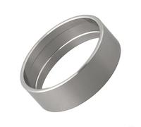 Juego de espaciadores de titanio para auriculares de bicicleta, arandelas de vástago apilables de 5/10/15/20/25/30 mm para tubos de diámetro exterior de 28,6 mm, ligero y resistente a la corrosión (10