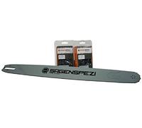 Juego de espada Solid Drive de 120 cm con 2 cadenas de medio cincel de 3/8" 149TG 1,6 mm para Stihl MS 500i