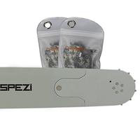 Juego de espadas de 105 cm Solid Drive con 2 cadenas de cincel 3/8" 135TG 1,6 mm apto para Husqvarna 372