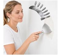 Juego de Espátulas para Masilla, Raspador de Acero Inoxidable para Reparar Paneles de Yeso, Quitar Papel Tapiz, Yeso, Cemento, Agarre Cómodo para Aplicar Cemento, 1pcs