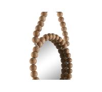 Home ESPRIT Juego de Espejos Natural Madera Cristal Scandi 15 x 1 x 24 cm (3 Piezas)