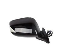 Juego De Espejos Retrovisores Conjunto Espejo Retrovisor Exterior Puerta Coche Para Jazz Para Fit GE6 GE8 2009-2014, Luz De Giro Plegable Eléctrica Con Cable 3/7(Right-7 Wire Black)