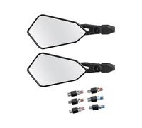 Juego De Espejos Retrovisores Laterales Negros Para Motocicleta Para M10 Resistentes.