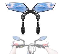 Juego de espejos retrovisores para bicicleta izquierdo y derecho, plegable 360°, universal