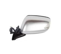 Juego De Espejos Retrovisores Para Jazz Para Fit GE6 GE8 2009-2014 Espejo Retrovisor Exterior Coche Conjunto 3/7 Cables Luz Señal Giro Plegable Eléctrica(Left-7 Wire Silver)