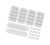 Juego de esponja de filtro no tejida de repuesto para gatos de acero inoxidable de 7 L, purificaciones eficientes de agua, repuesto de fuente de agua