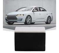 Juego de esponjas aplicadoras de revestimiento de cerámica para coche, esponja negra de alta densidad + almohadillas de fieltro de lana blanca para cera, pulido y revestimiento de vidrio, 65 x 43 x 45