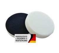 Juego de esponjas de pulido de 180 mm con velcro, en diferentes grados de dureza y tamaños de juego, esponjas de pulido para máquina pulidora, juego de 2 unidades