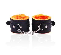Juego De Esposas De Juguete De Bondage Bsdm Para Mujer,Ataduras,Esposas De Piel,Fetiches,Juegos Para Adultos,Cosplay,Juguetes Sexuales,Accesorios Eróticos Exóticos,Color Naranja,Talla Única