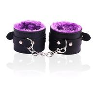 Juego De Esposas De Juguete De Bondage Bsdm Para Mujer,Ataduras,Esposas De Piel,Fetiches,Juegos Para Adultos,Cosplay,Juguetes Sexuales,Accesorios Eróticos Exóticos,Morado,Talla Única
