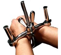Juego de, esposas de metal ajustables, muñequeras de, suministros eróticos para esclavos para amantes del fetiche BDSM, especialmente para juguetes sexuales para mujeres y hombres.