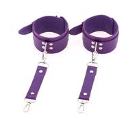 Juego De Esposas De Tobillo Y Muñeca De Cuero Pu Ajustables Bdsm Multicolor,Esclava Sexy Con Cadenas,Juego Sexual De Sujeción Para Cama,Juguetes Sexuales Sm Para Adultos Para Mujeres Y Parejas,Mora