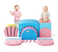 Juego de Espuma Suave para niños, Bloques de construcción de Espuma Grandes, Bloques de Escalada de Interior, estructuras de Escalada para niños, escaleras y rampas