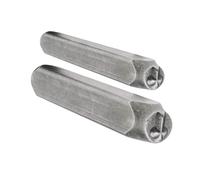 Juego de estampación de acero multiusos para joyas, 2 piezas, diseño de cruces, sellos de acero de 3 mm, accesorio de acero para manualidades, herramienta de manualidades