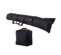 Juego de estante y bolsa de almacenamiento de esquí para organizar y proteger tu equipo de esquí de invierno con diseño de construcción y ahorro de espacio para garaje o áreas de almacenamiento