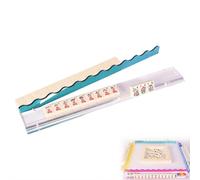 Juego de estantes acrílicos para mahjong de concha de tortuga, juego de estantes de mahjong acrílico con empujadores magnéticos totalmente desmontables, soportes de mahjong americano de 17.5 pulgadas